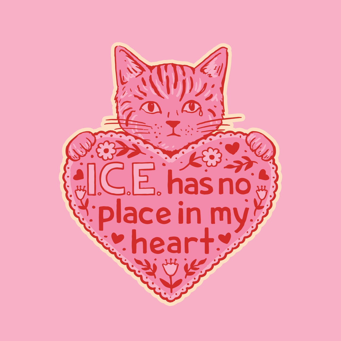 No I.C.E. Sticker