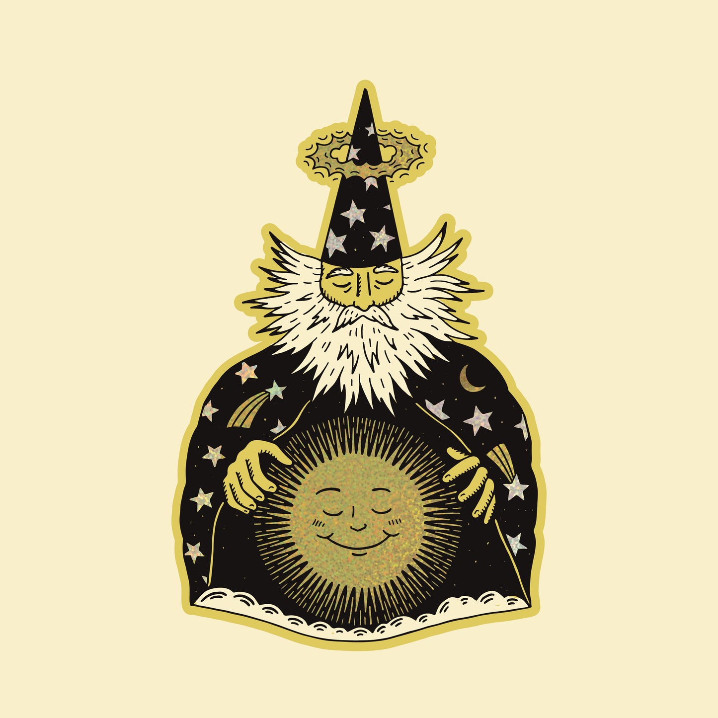 Sunshine Wizard Sticker