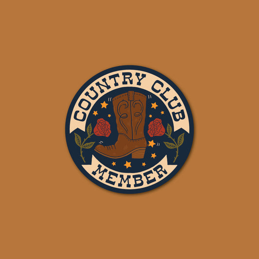 Country Club sticker