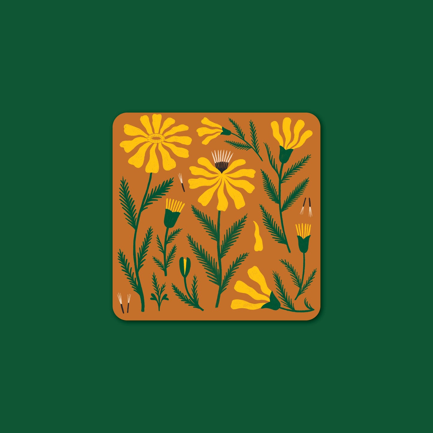 Marigold sticker