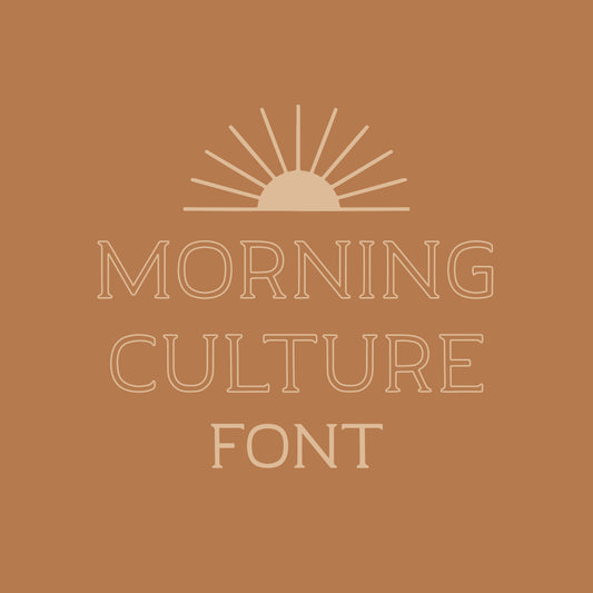 Morning Culture Font